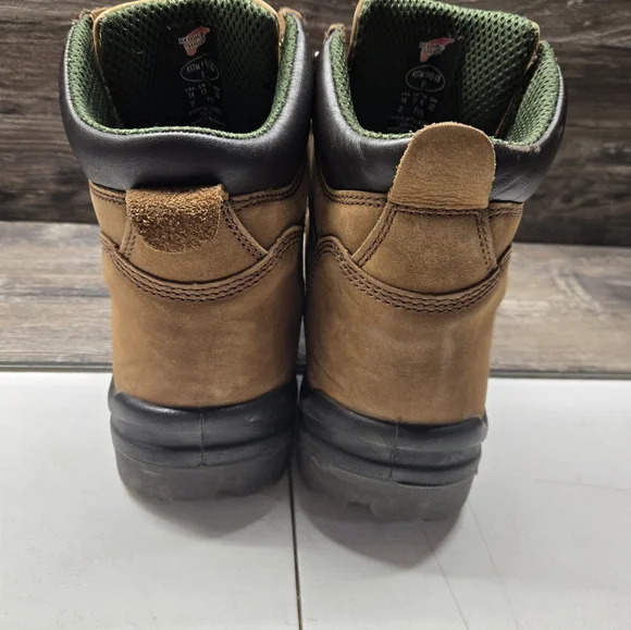 Red Wing King Toe Boots Men's 14D Brown Waterproof Non Metallic Composite Toe